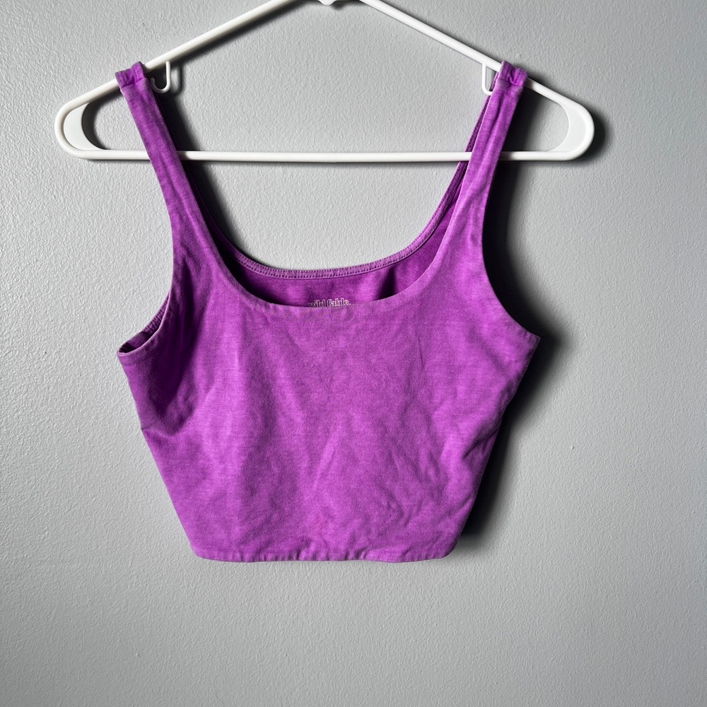 Wild Fable Vibrant Purple Crop Top